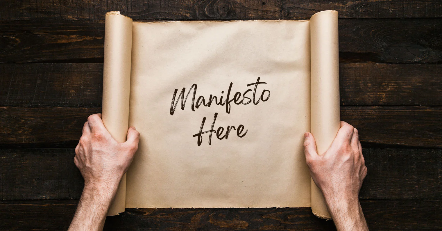 MANIFESTO PART ONE